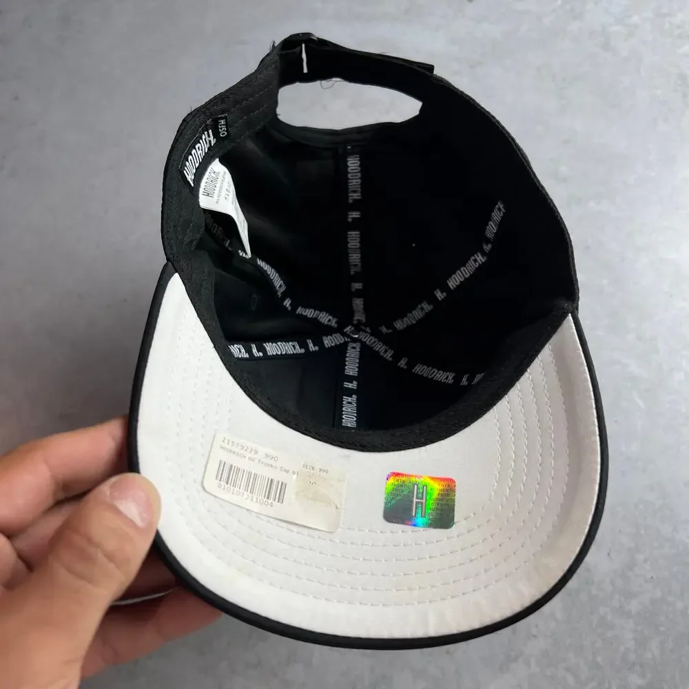 Hoodrich OG Tracks Cap Strapback Internal Zipper Pocket Black Adjustable Hat NWT